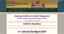 Desktop Screenshot of ahimta.org