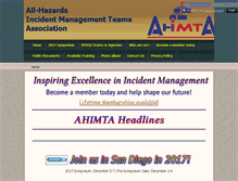 Tablet Screenshot of ahimta.org